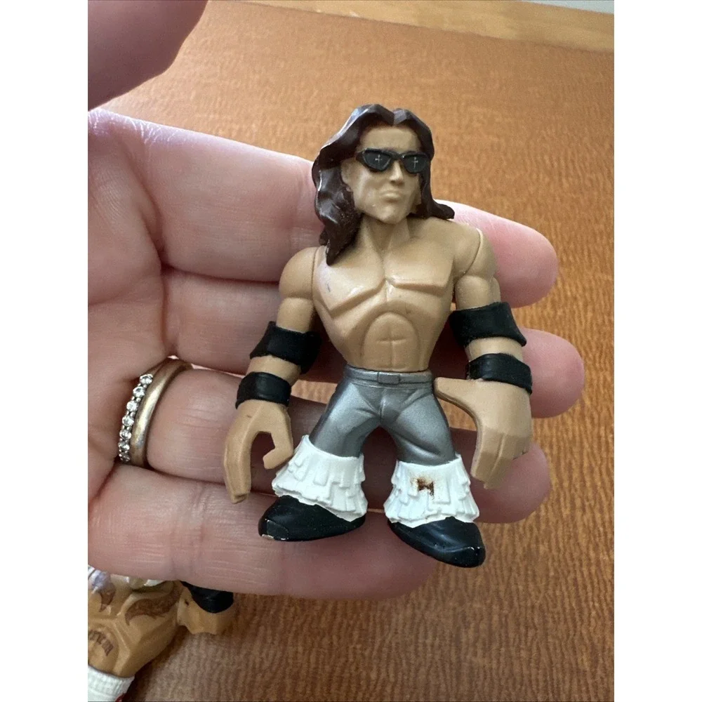 Lot of 3 WWE Rumblers Rampage Mini Wresting‎ Figures: Mysterio Cena Morrison
